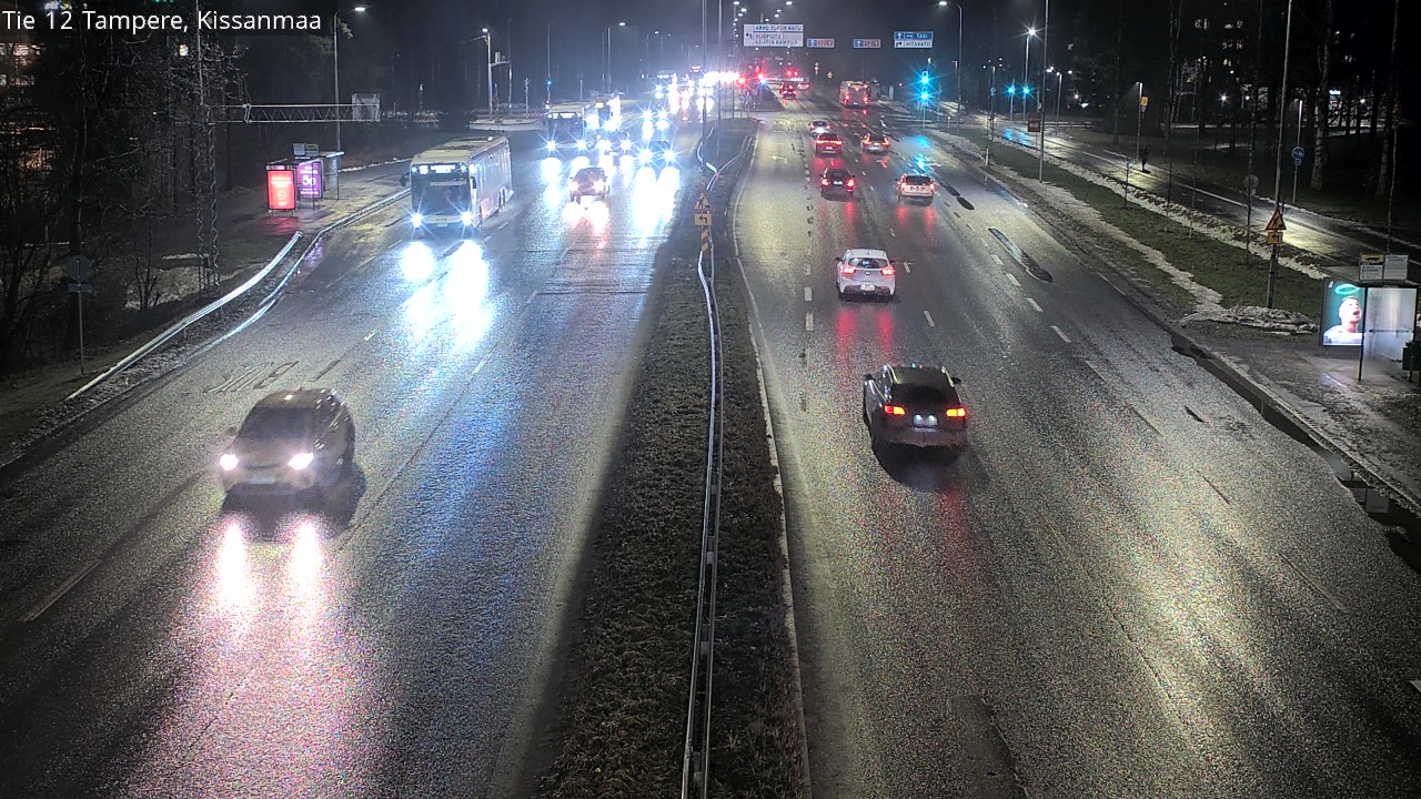Weather Camera Image Väg 12 Tammerfors, Kissanmaa, Tampere, Pirkanmaa