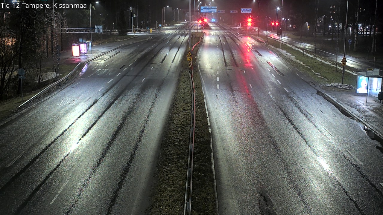 Weather Camera Image Väg 12 Tammerfors, Kissanmaa, Tampere, Pirkanmaa