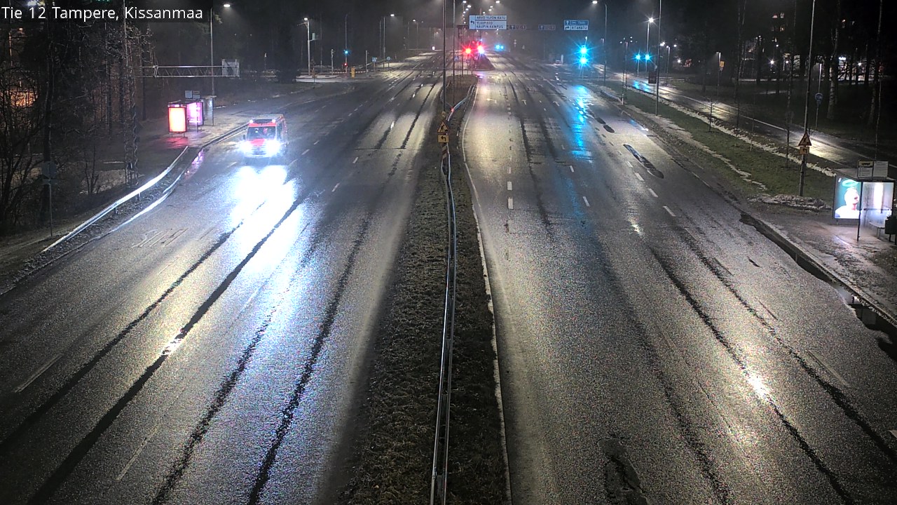 Weather Camera Image Väg 12 Tammerfors, Kissanmaa, Tampere, Pirkanmaa