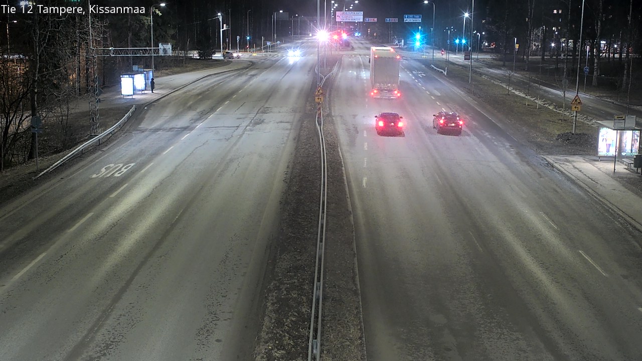 Weather Camera Image Väg 12 Tammerfors, Kissanmaa, Tampere, Pirkanmaa