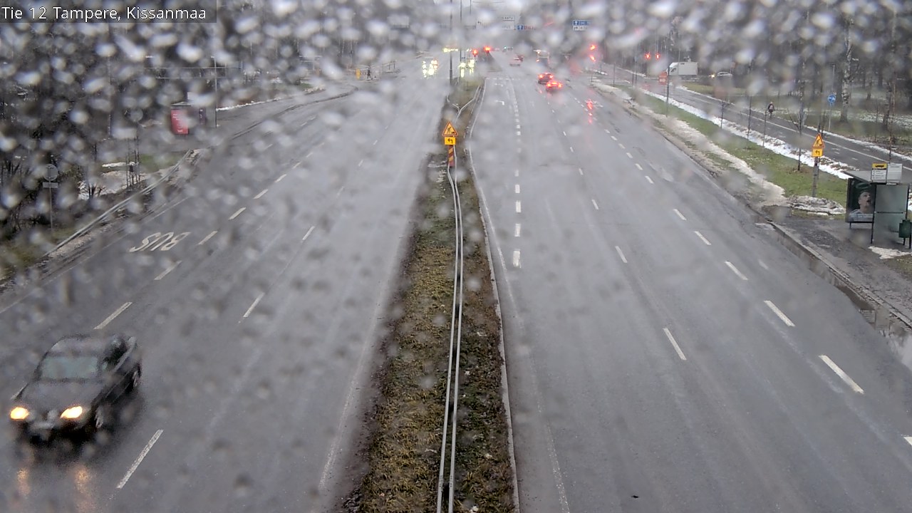 Weather Camera Image Väg 12 Tammerfors, Kissanmaa, Tampere, Pirkanmaa