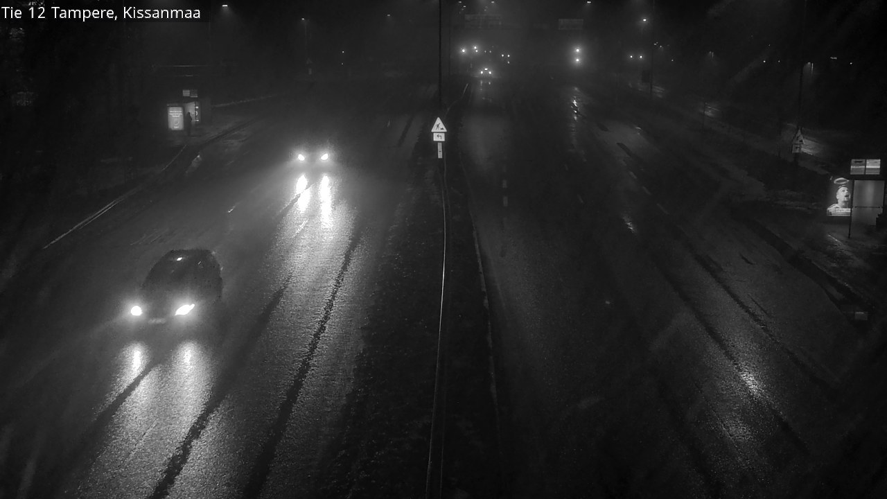 Weather Camera Image Väg 12 Tammerfors, Kissanmaa, Tampere, Pirkanmaa