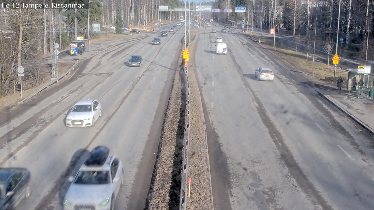 Weather Camera Image Väg 12 Tammerfors, Kissanmaa, Tampere, Pirkanmaa