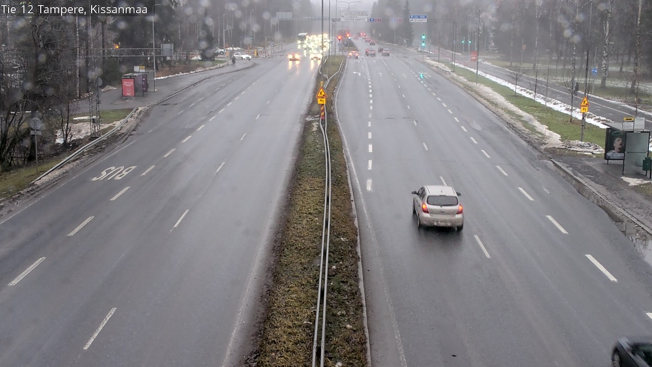 Weather Camera Image Väg 12 Tammerfors, Kissanmaa, Tampere, Pirkanmaa