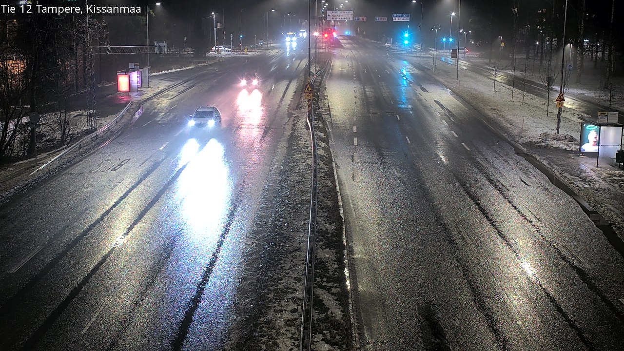 Weather Camera Image Väg 12 Tammerfors, Kissanmaa, Tampere, Pirkanmaa