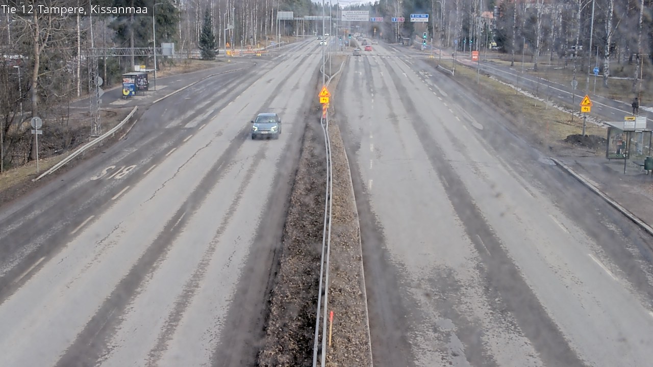 Weather Camera Image Väg 12 Tammerfors, Kissanmaa, Tampere, Pirkanmaa