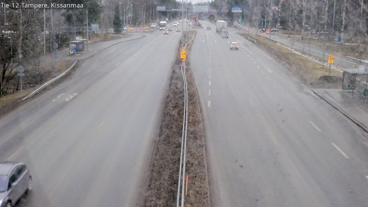Weather Camera Image Väg 12 Tammerfors, Kissanmaa, Tampere, Pirkanmaa