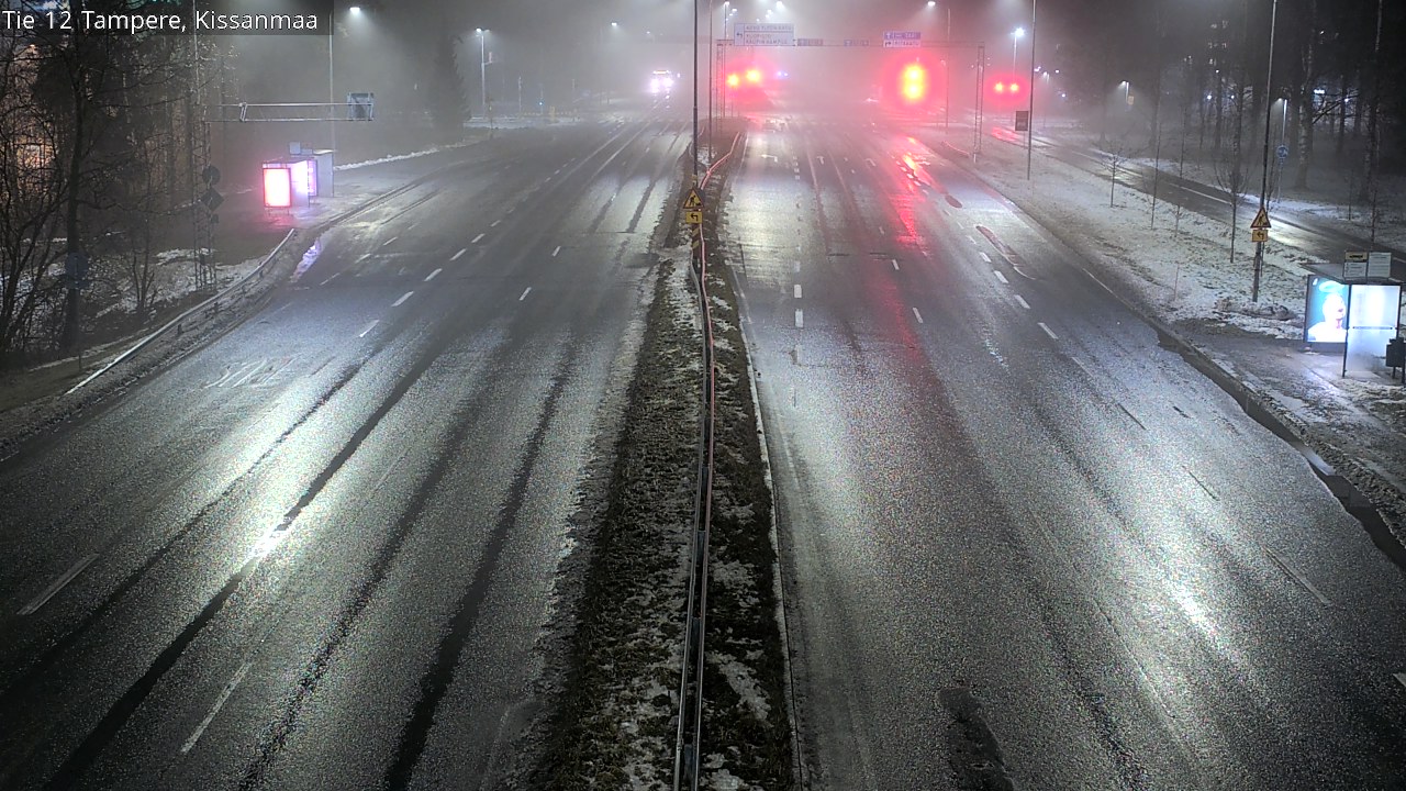 Weather Camera Image Väg 12 Tammerfors, Kissanmaa, Tampere, Pirkanmaa