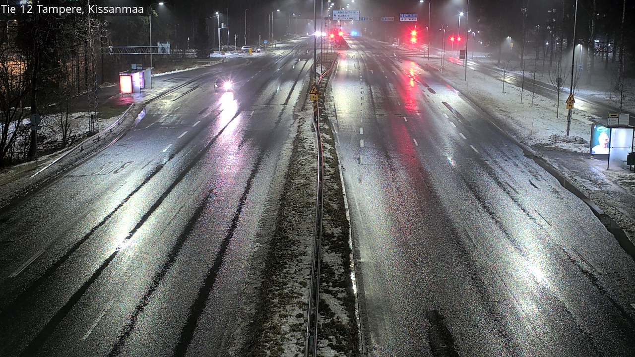 Weather Camera Image Väg 12 Tammerfors, Kissanmaa, Tampere, Pirkanmaa