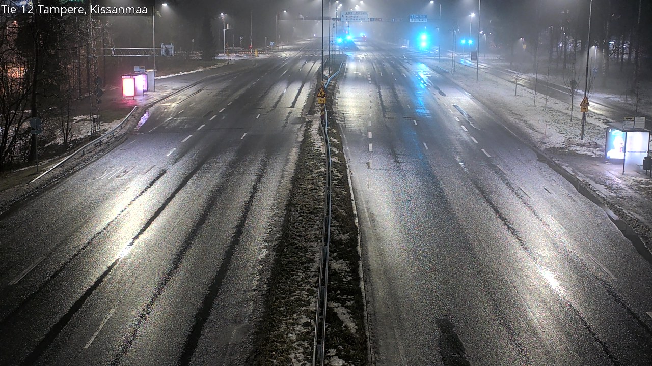 Weather Camera Image Väg 12 Tammerfors, Kissanmaa, Tampere, Pirkanmaa