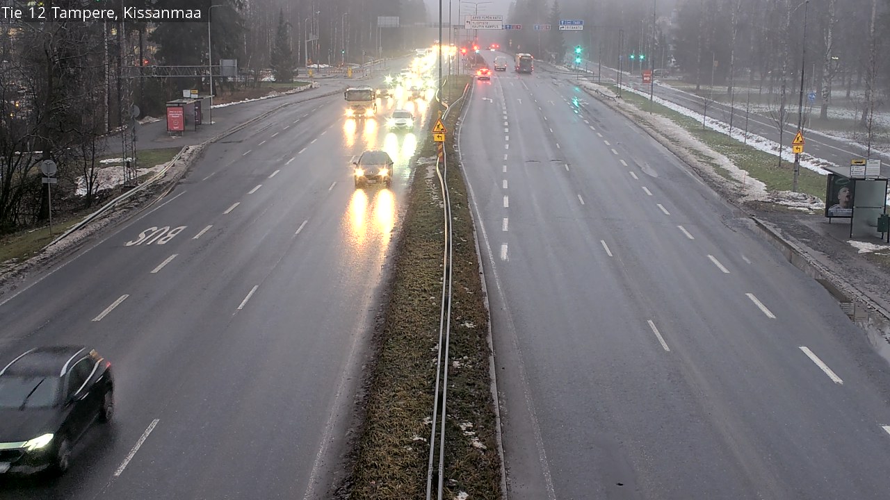 Weather Camera Image Väg 12 Tammerfors, Kissanmaa, Tampere, Pirkanmaa