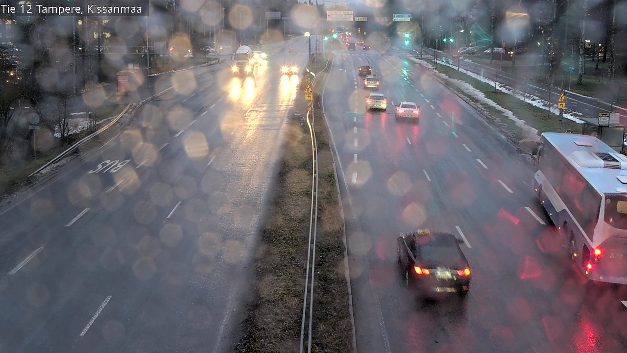 Weather Camera Image Väg 12 Tammerfors, Kissanmaa, Tampere, Pirkanmaa