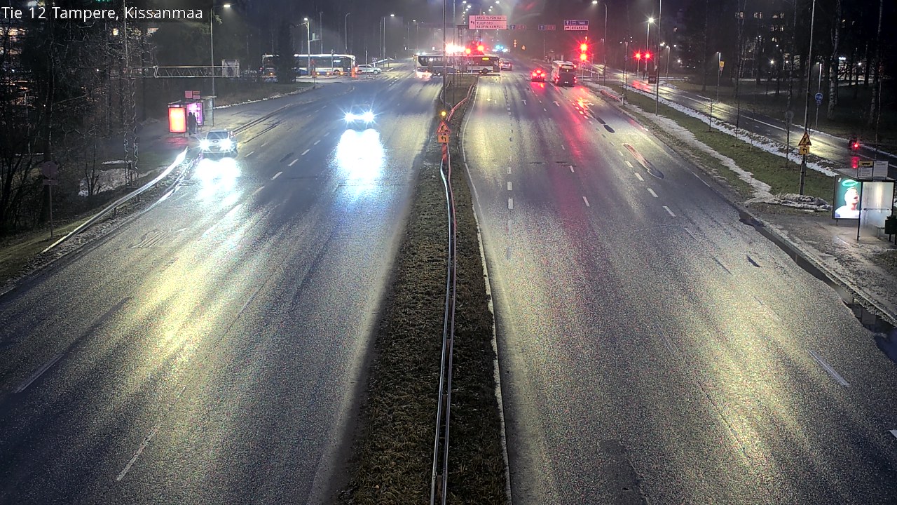 Weather Camera Image Väg 12 Tammerfors, Kissanmaa, Tampere, Pirkanmaa