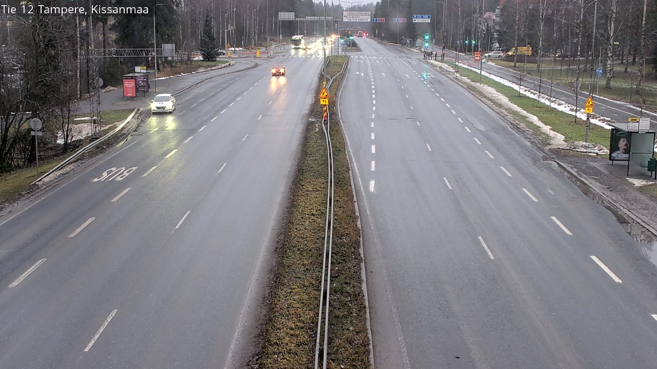 Weather Camera Image Väg 12 Tammerfors, Kissanmaa, Tampere, Pirkanmaa