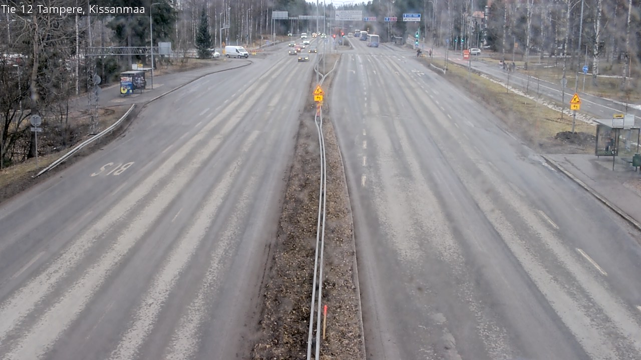 Weather Camera Image Väg 12 Tammerfors, Kissanmaa, Tampere, Pirkanmaa