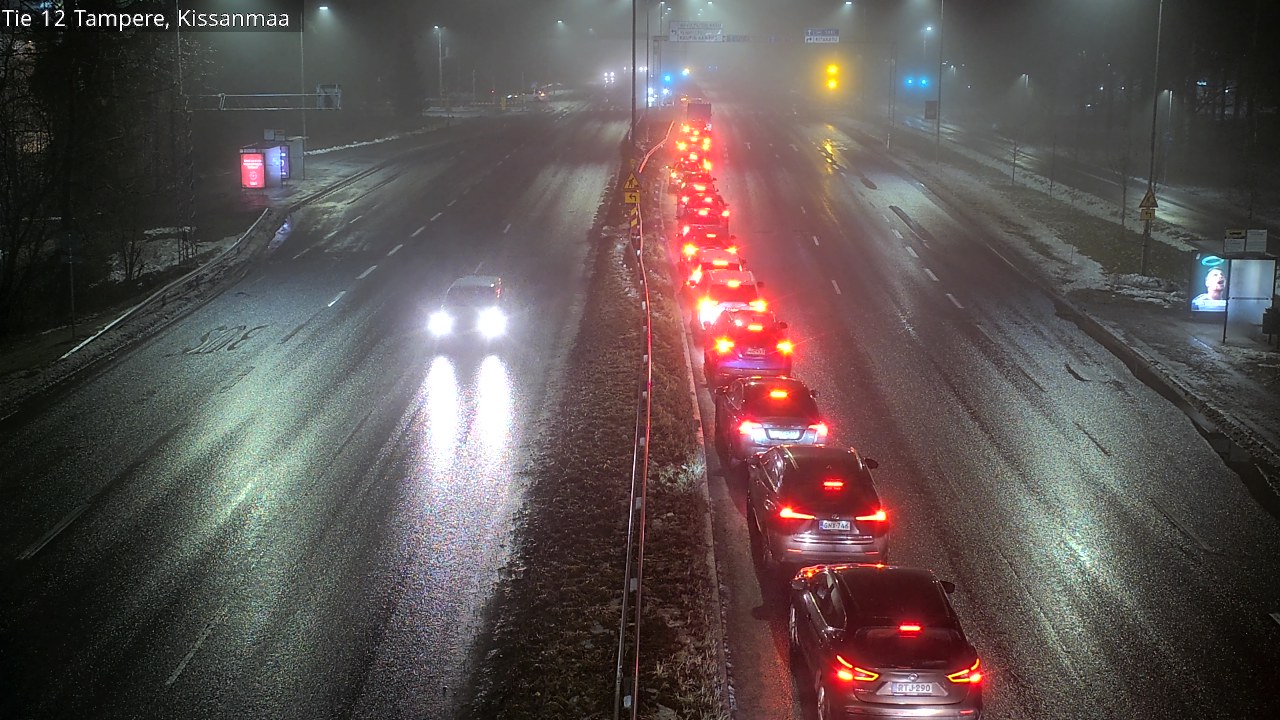Weather Camera Image Väg 12 Tammerfors, Kissanmaa, Tampere, Pirkanmaa