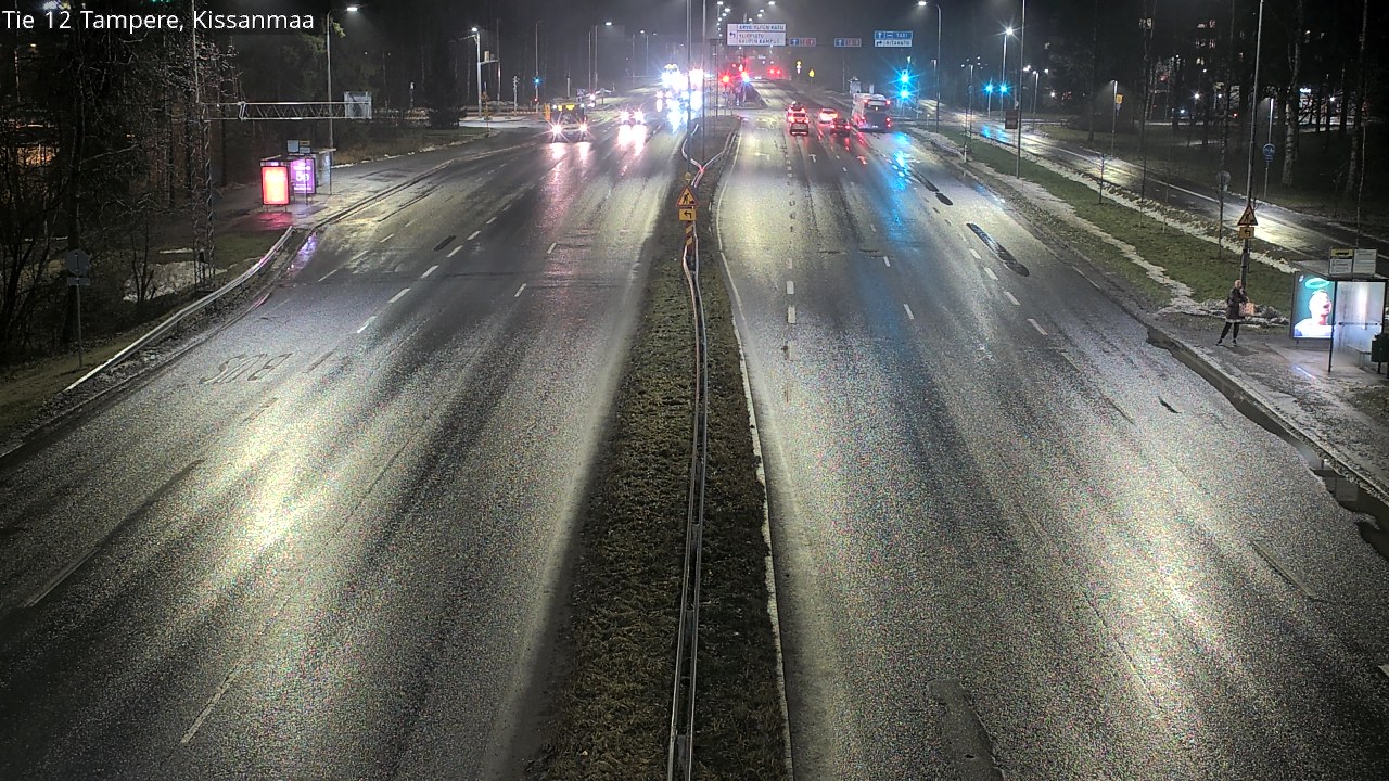 Weather Camera Image Väg 12 Tammerfors, Kissanmaa, Tampere, Pirkanmaa