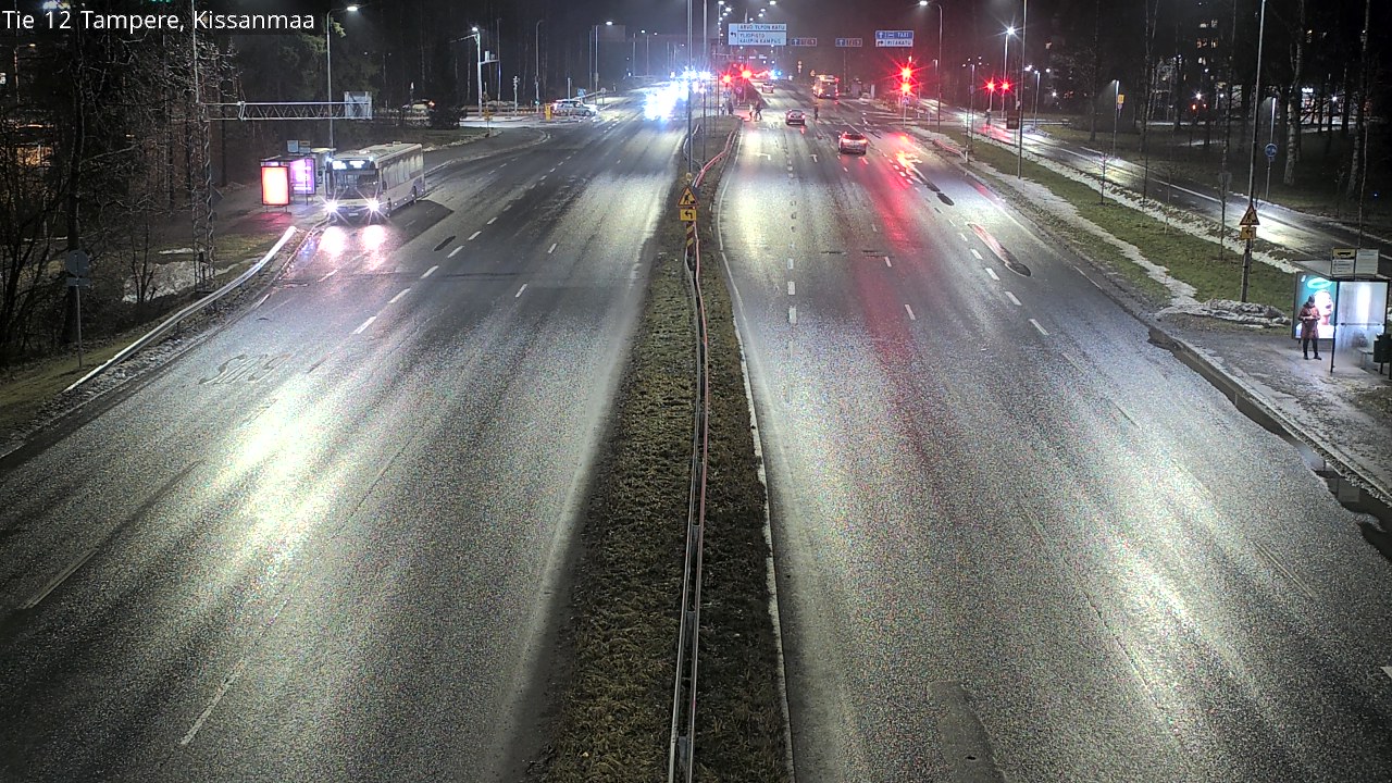Weather Camera Image Väg 12 Tammerfors, Kissanmaa, Tampere, Pirkanmaa