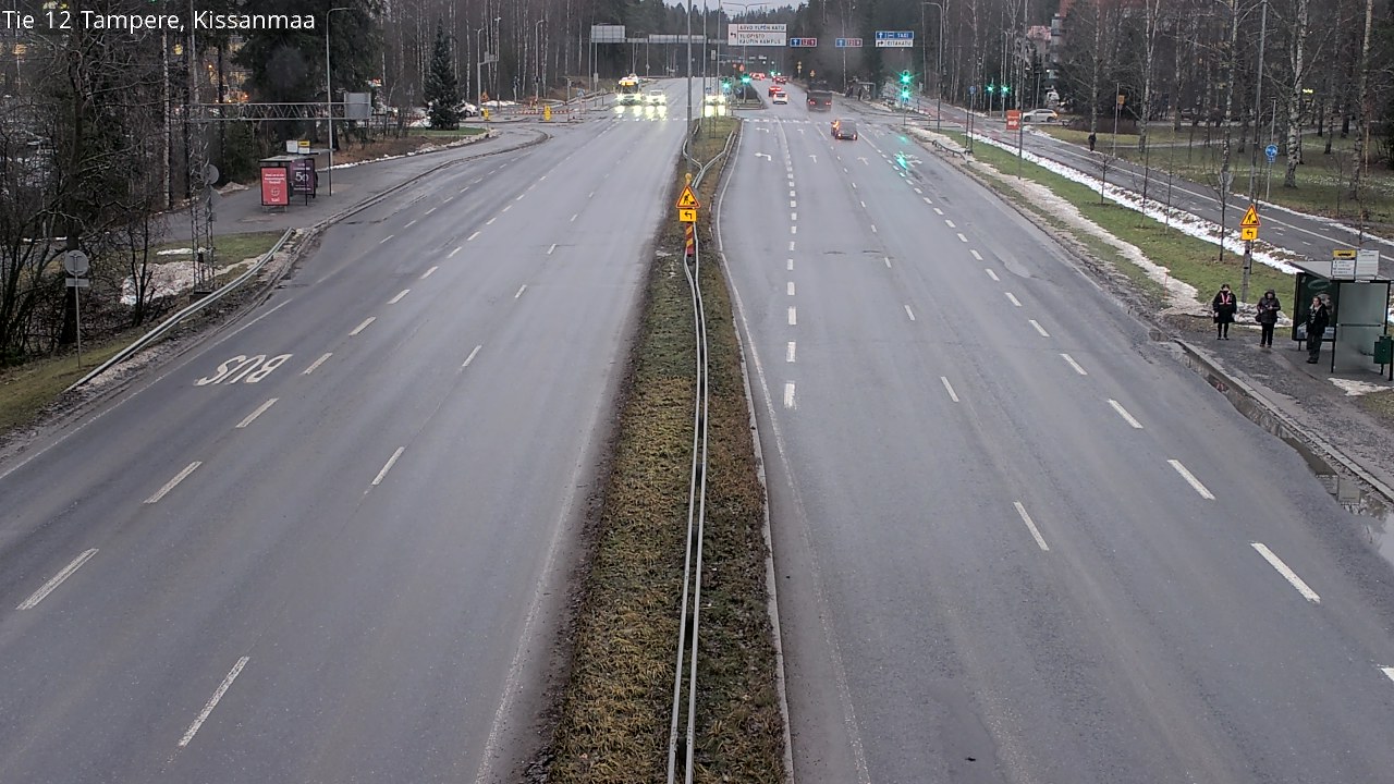 Weather Camera Image Väg 12 Tammerfors, Kissanmaa, Tampere, Pirkanmaa
