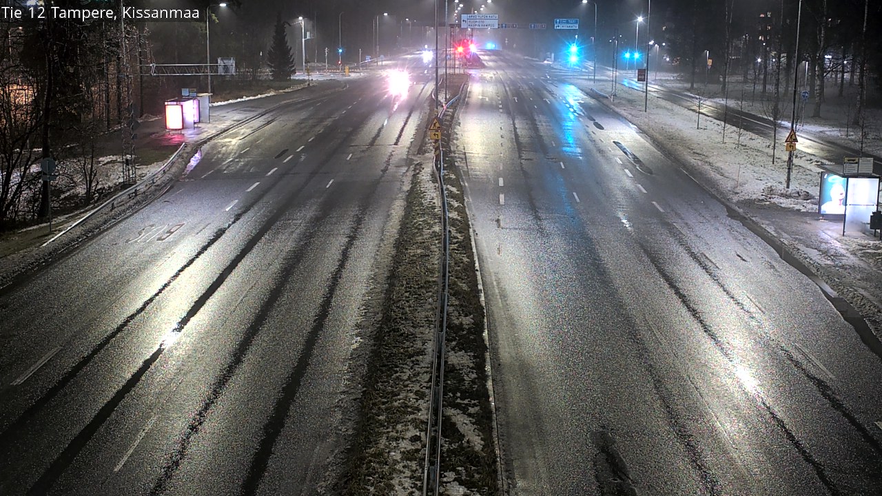 Weather Camera Image Väg 12 Tammerfors, Kissanmaa, Tampere, Pirkanmaa