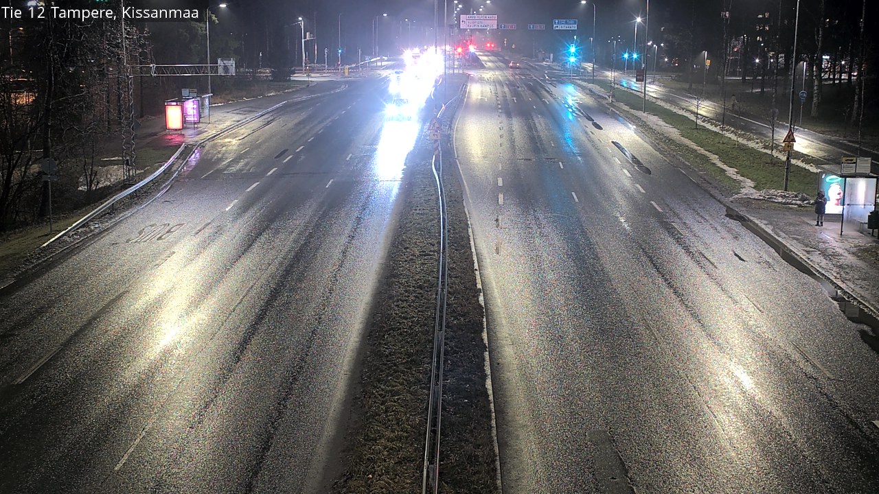 Weather Camera Image Väg 12 Tammerfors, Kissanmaa, Tampere, Pirkanmaa