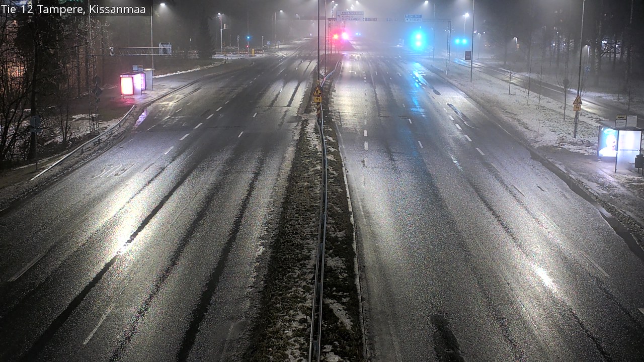 Weather Camera Image Väg 12 Tammerfors, Kissanmaa, Tampere, Pirkanmaa