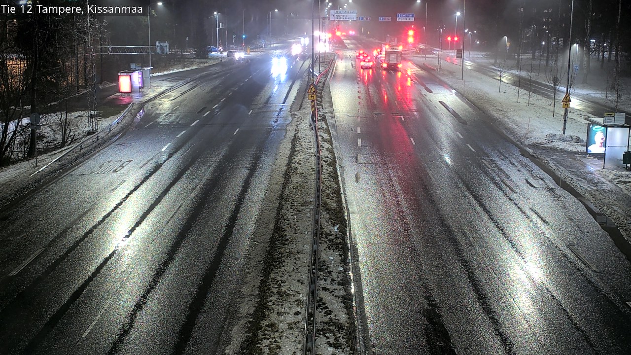 Weather Camera Image Väg 12 Tammerfors, Kissanmaa, Tampere, Pirkanmaa