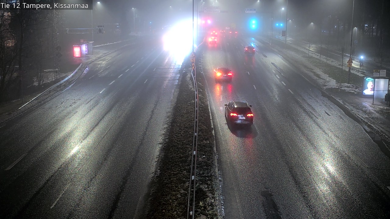Weather Camera Image Väg 12 Tammerfors, Kissanmaa, Tampere, Pirkanmaa