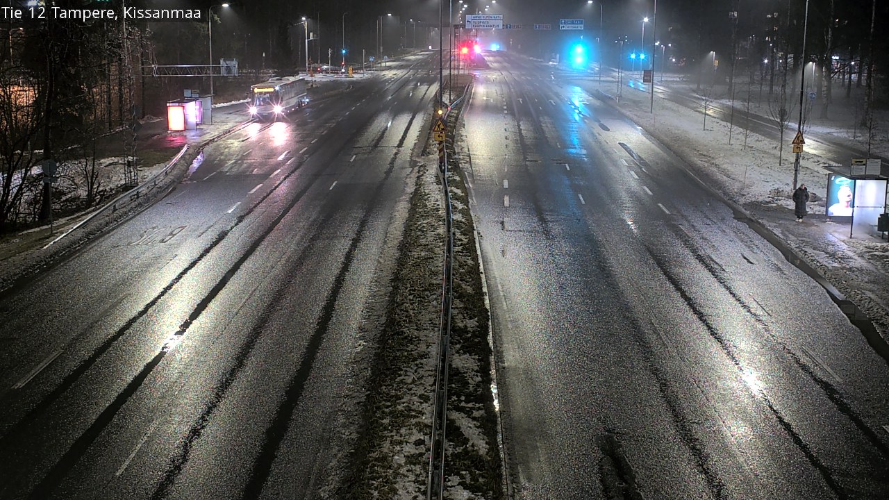 Weather Camera Image Väg 12 Tammerfors, Kissanmaa, Tampere, Pirkanmaa