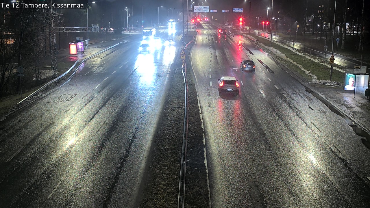 Weather Camera Image Väg 12 Tammerfors, Kissanmaa, Tampere, Pirkanmaa