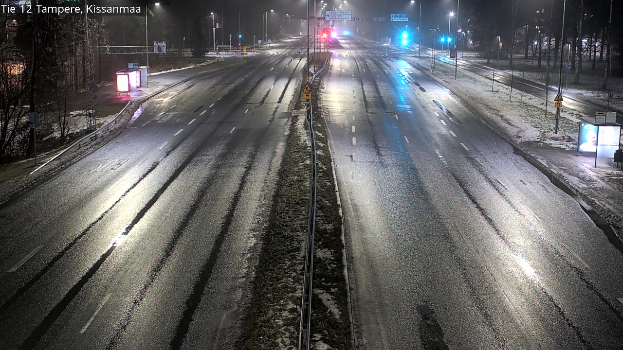 Weather Camera Image Väg 12 Tammerfors, Kissanmaa, Tampere, Pirkanmaa