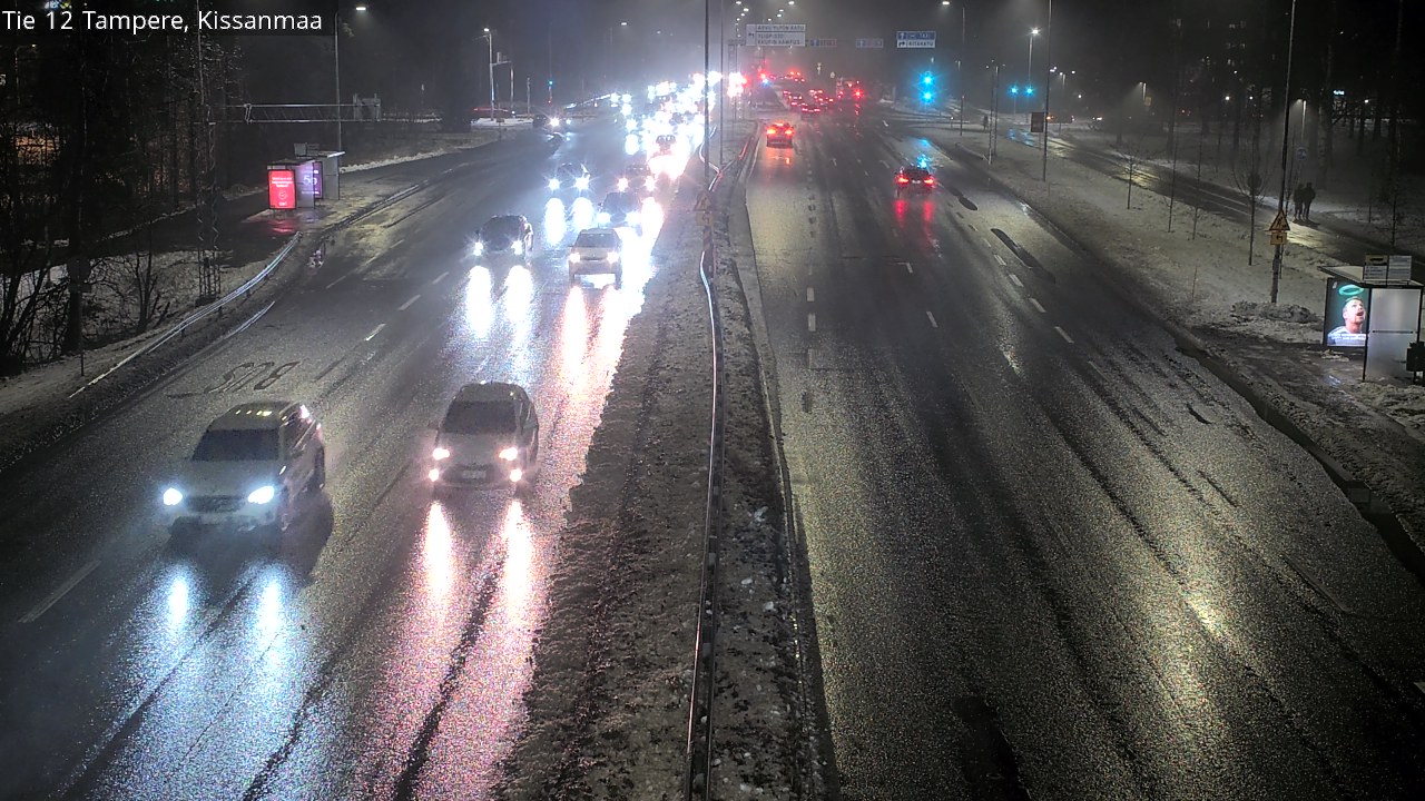 Weather Camera Image Väg 12 Tammerfors, Kissanmaa, Tampere, Pirkanmaa