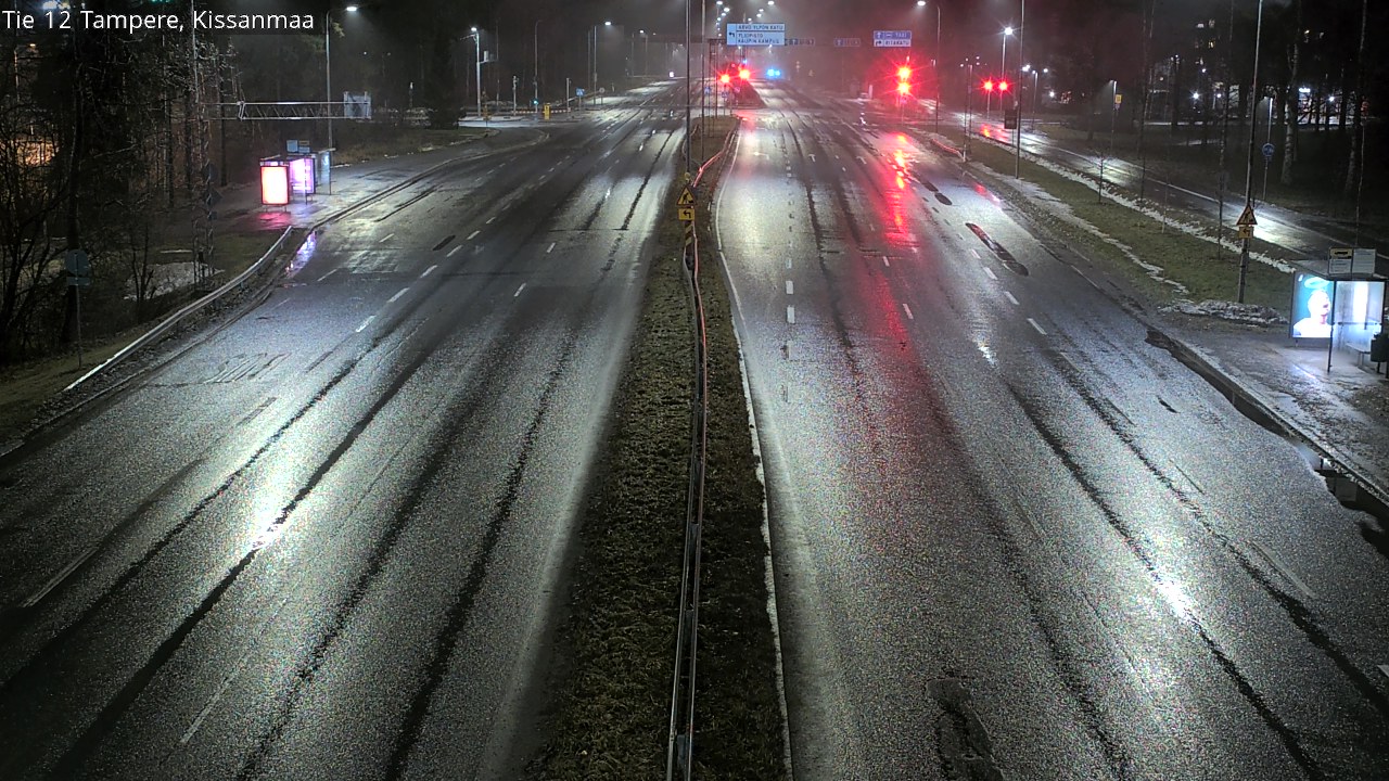 Weather Camera Image Väg 12 Tammerfors, Kissanmaa, Tampere, Pirkanmaa