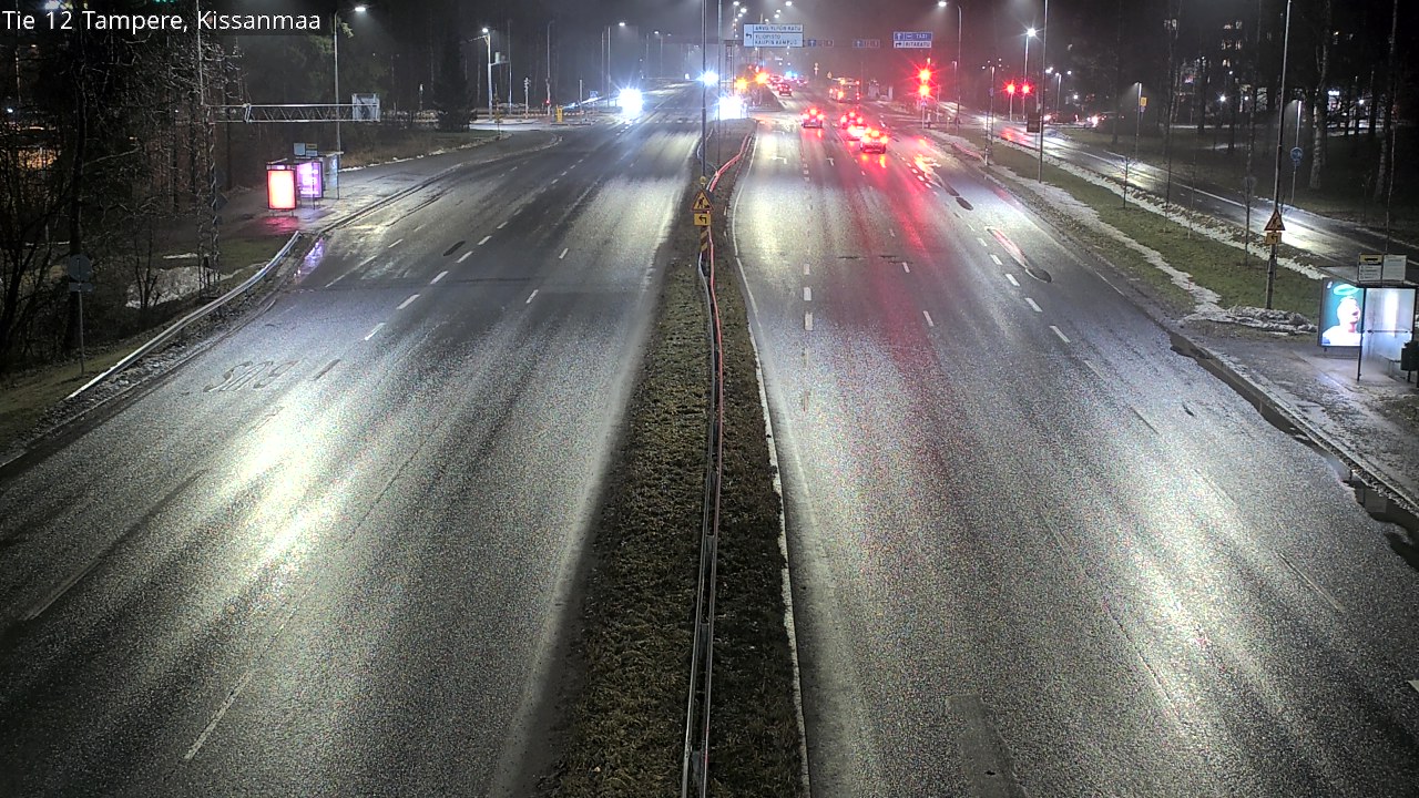 Weather Camera Image Väg 12 Tammerfors, Kissanmaa, Tampere, Pirkanmaa