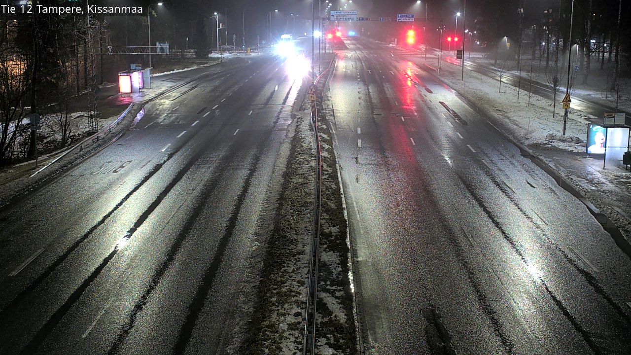 Weather Camera Image Väg 12 Tammerfors, Kissanmaa, Tampere, Pirkanmaa