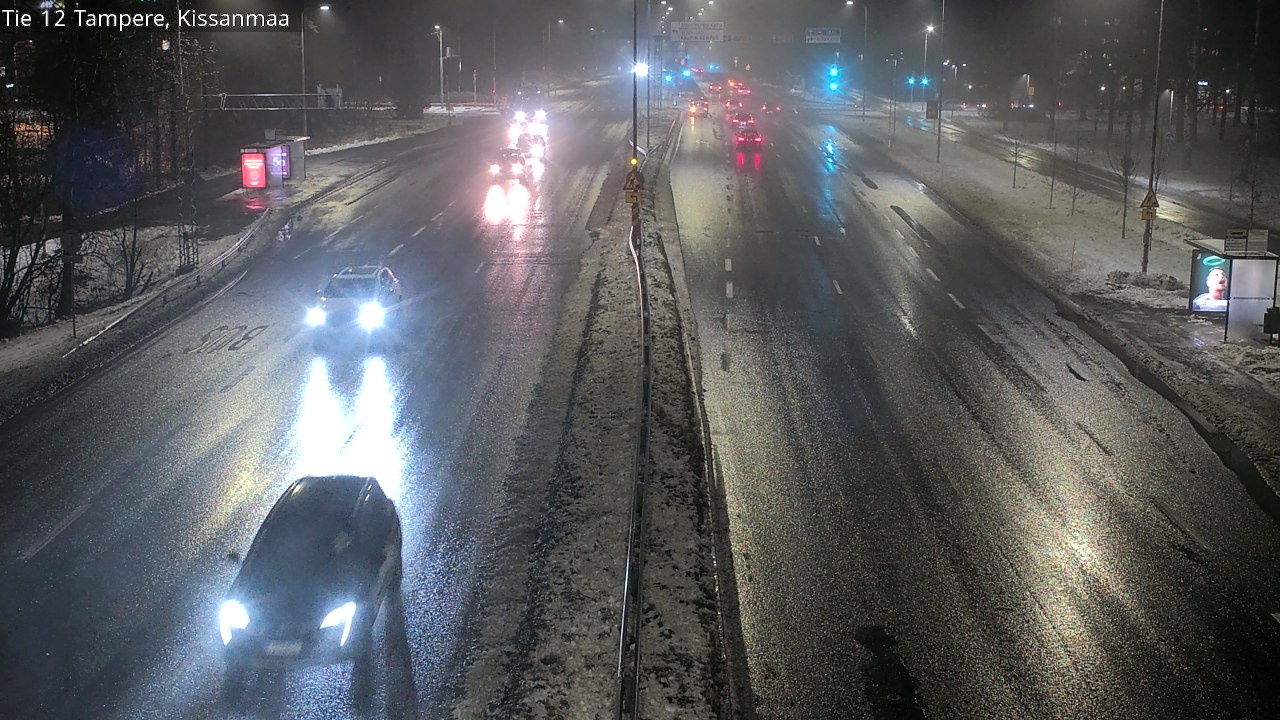 Weather Camera Image Väg 12 Tammerfors, Kissanmaa, Tampere, Pirkanmaa