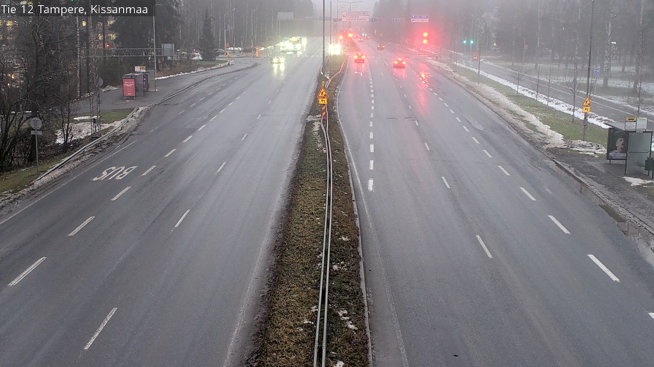 Weather Camera Image Väg 12 Tammerfors, Kissanmaa, Tampere, Pirkanmaa