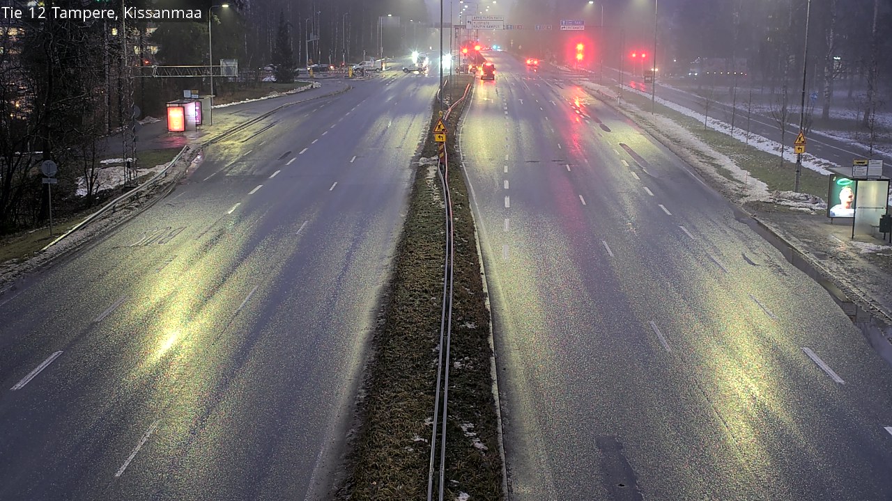 Weather Camera Image Väg 12 Tammerfors, Kissanmaa, Tampere, Pirkanmaa