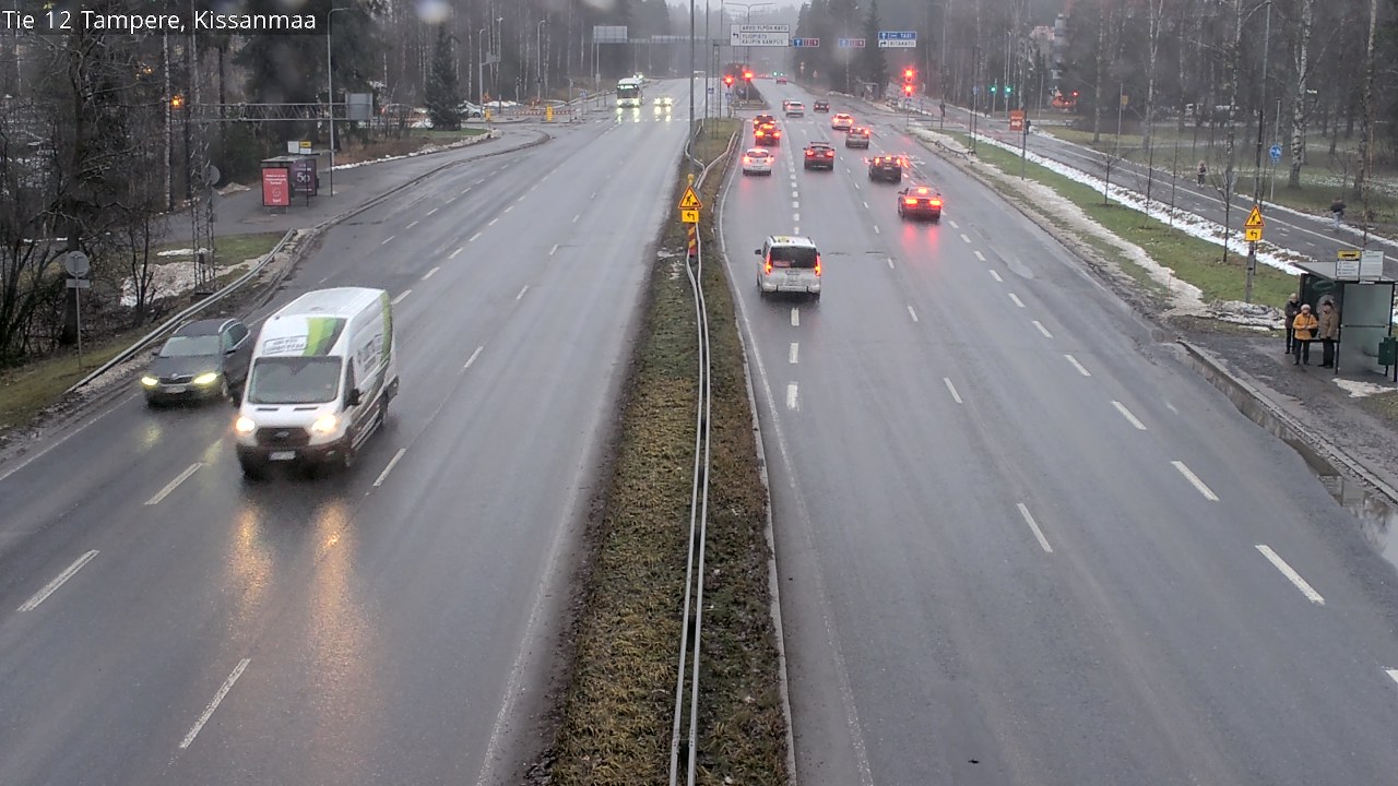 Weather Camera Image Väg 12 Tammerfors, Kissanmaa, Tampere, Pirkanmaa