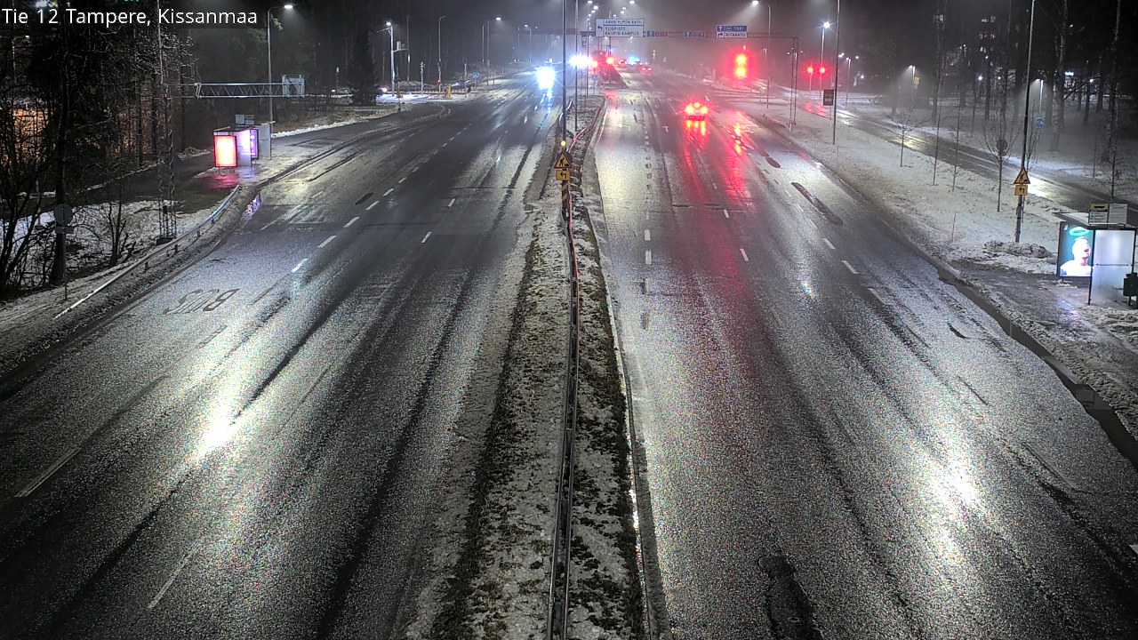Weather Camera Image Väg 12 Tammerfors, Kissanmaa, Tampere, Pirkanmaa