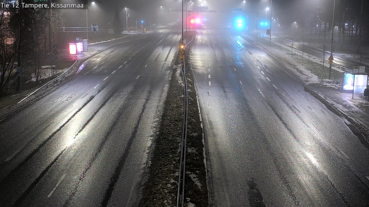 Weather Camera Image Väg 12 Tammerfors, Kissanmaa, Tampere, Pirkanmaa