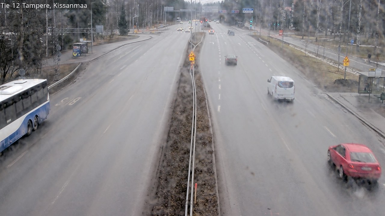 Weather Camera Image Väg 12 Tammerfors, Kissanmaa, Tampere, Pirkanmaa