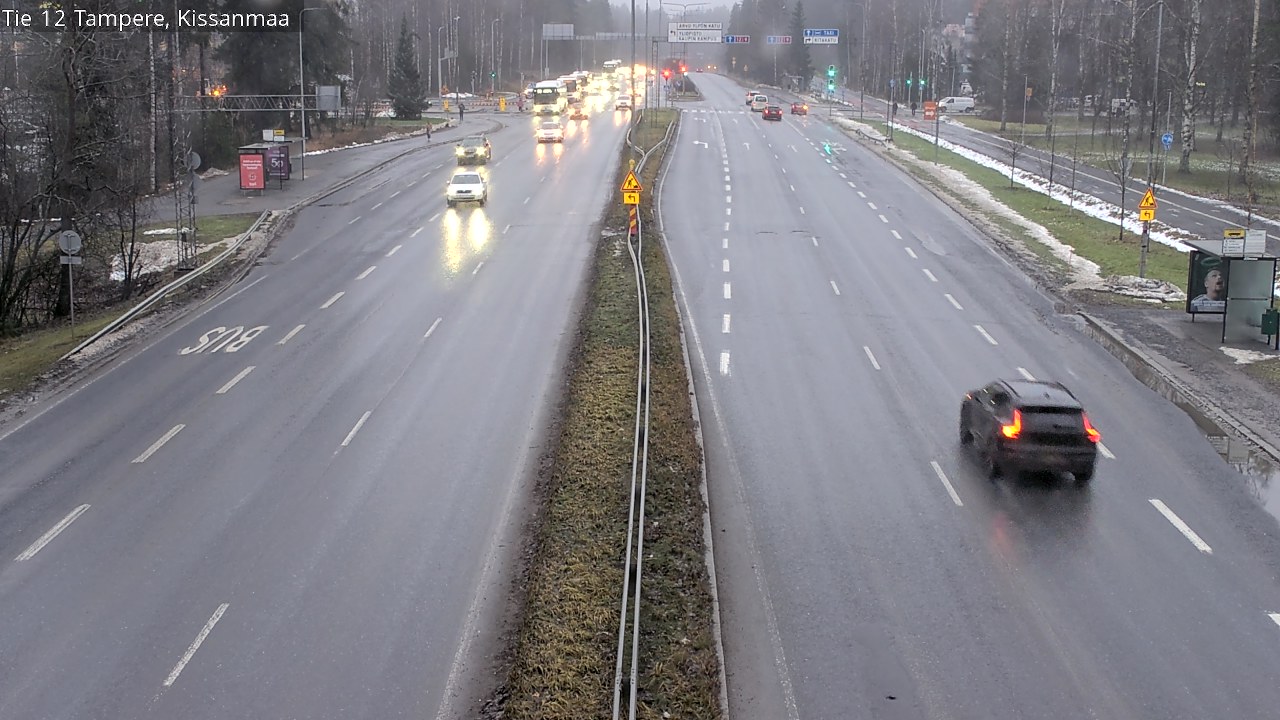 Weather Camera Image Väg 12 Tammerfors, Kissanmaa, Tampere, Pirkanmaa