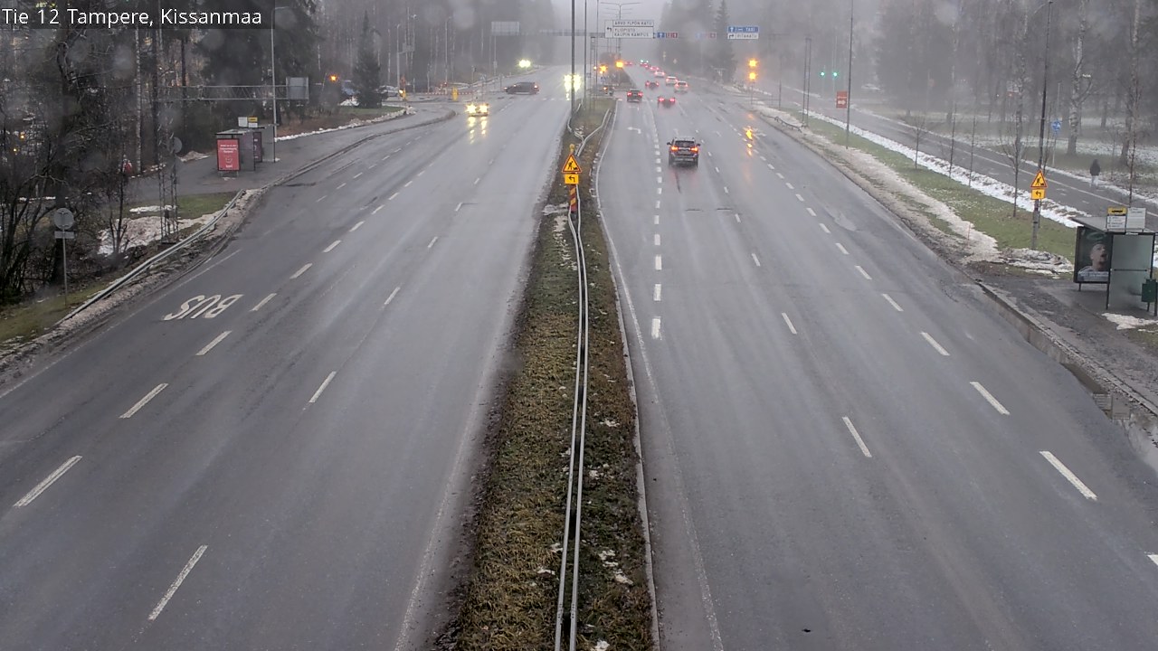 Weather Camera Image Väg 12 Tammerfors, Kissanmaa, Tampere, Pirkanmaa