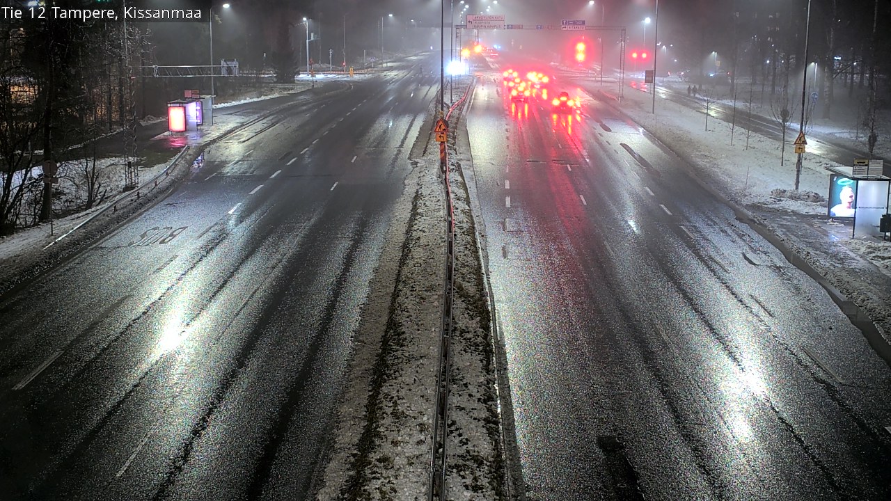 Weather Camera Image Väg 12 Tammerfors, Kissanmaa, Tampere, Pirkanmaa