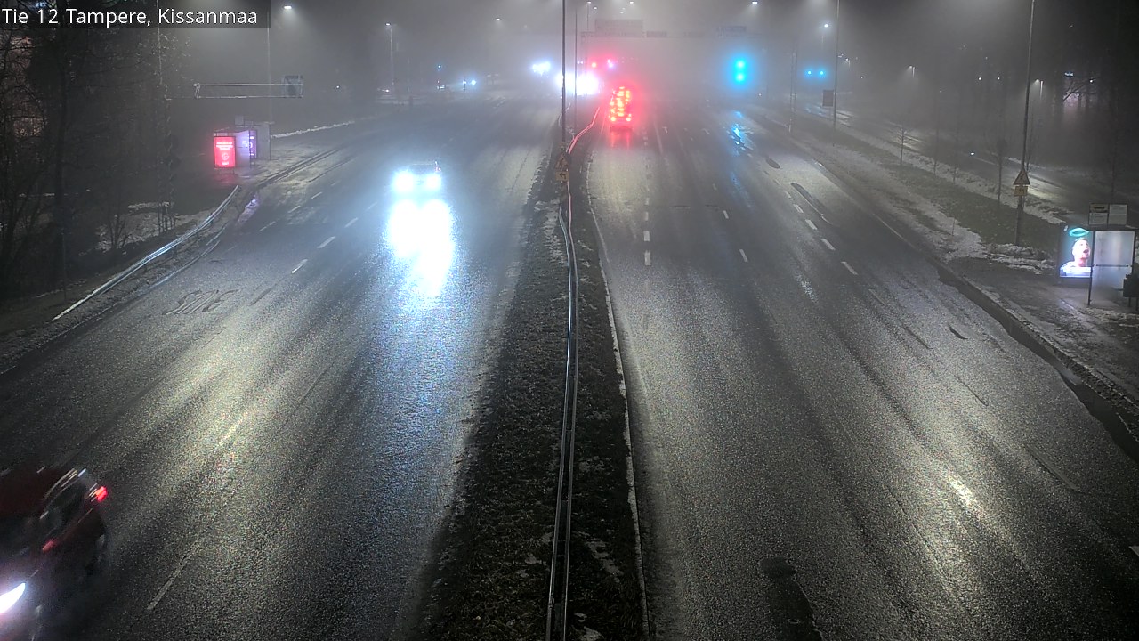 Weather Camera Image Väg 12 Tammerfors, Kissanmaa, Tampere, Pirkanmaa
