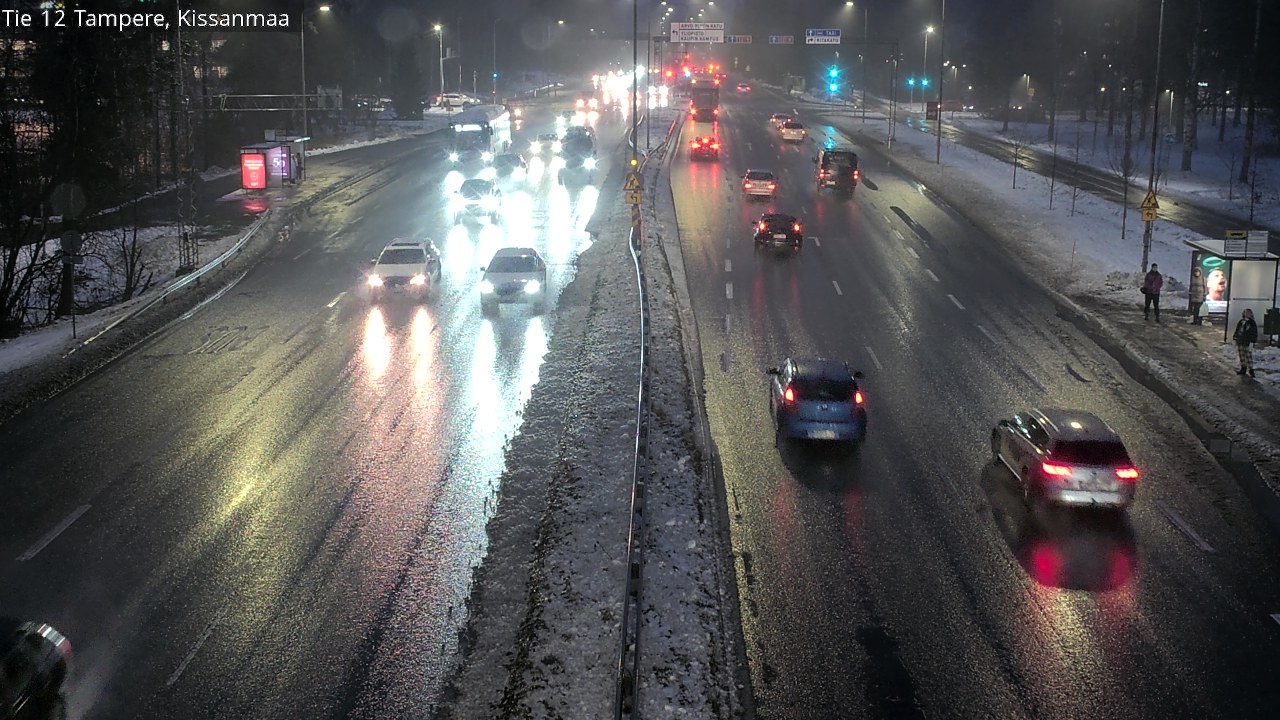 Weather Camera Image Väg 12 Tammerfors, Kissanmaa, Tampere, Pirkanmaa