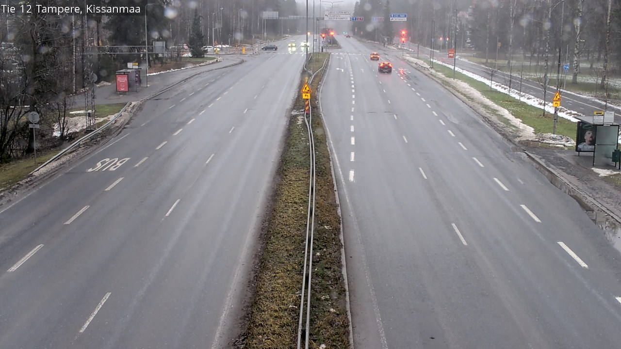 Weather Camera Image Väg 12 Tammerfors, Kissanmaa, Tampere, Pirkanmaa