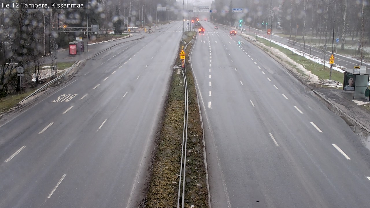 Weather Camera Image Väg 12 Tammerfors, Kissanmaa, Tampere, Pirkanmaa