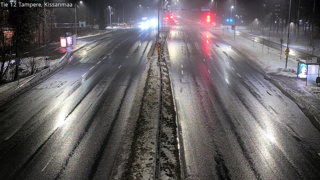 Weather Camera Image Väg 12 Tammerfors, Kissanmaa, Tampere, Pirkanmaa